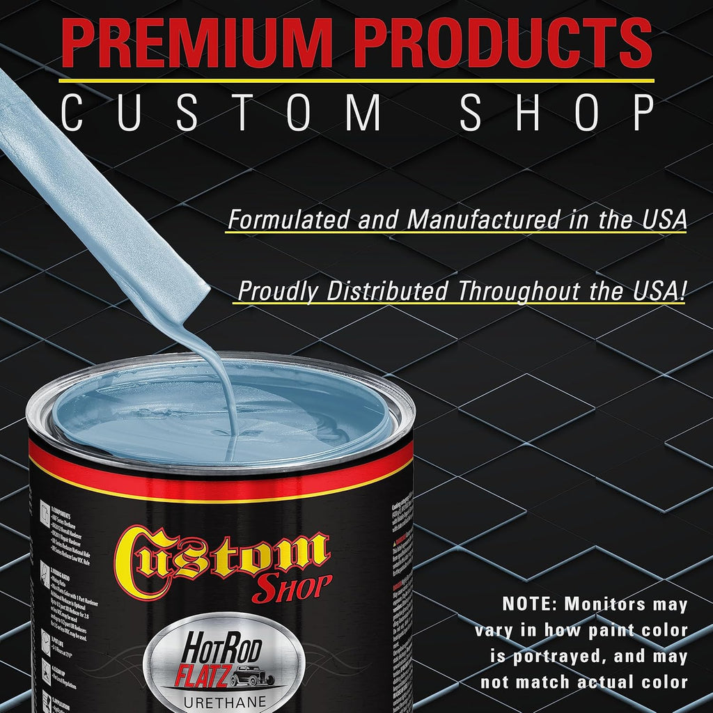 Custo Sho Ic Blu Metalli Ho Ro Flat Fla Matt Sati Urethan Aut Pain Complet Gallo Pain Ki Professiona Lo Shee Automotive Ca Truc Coating 4: Mi Ratio