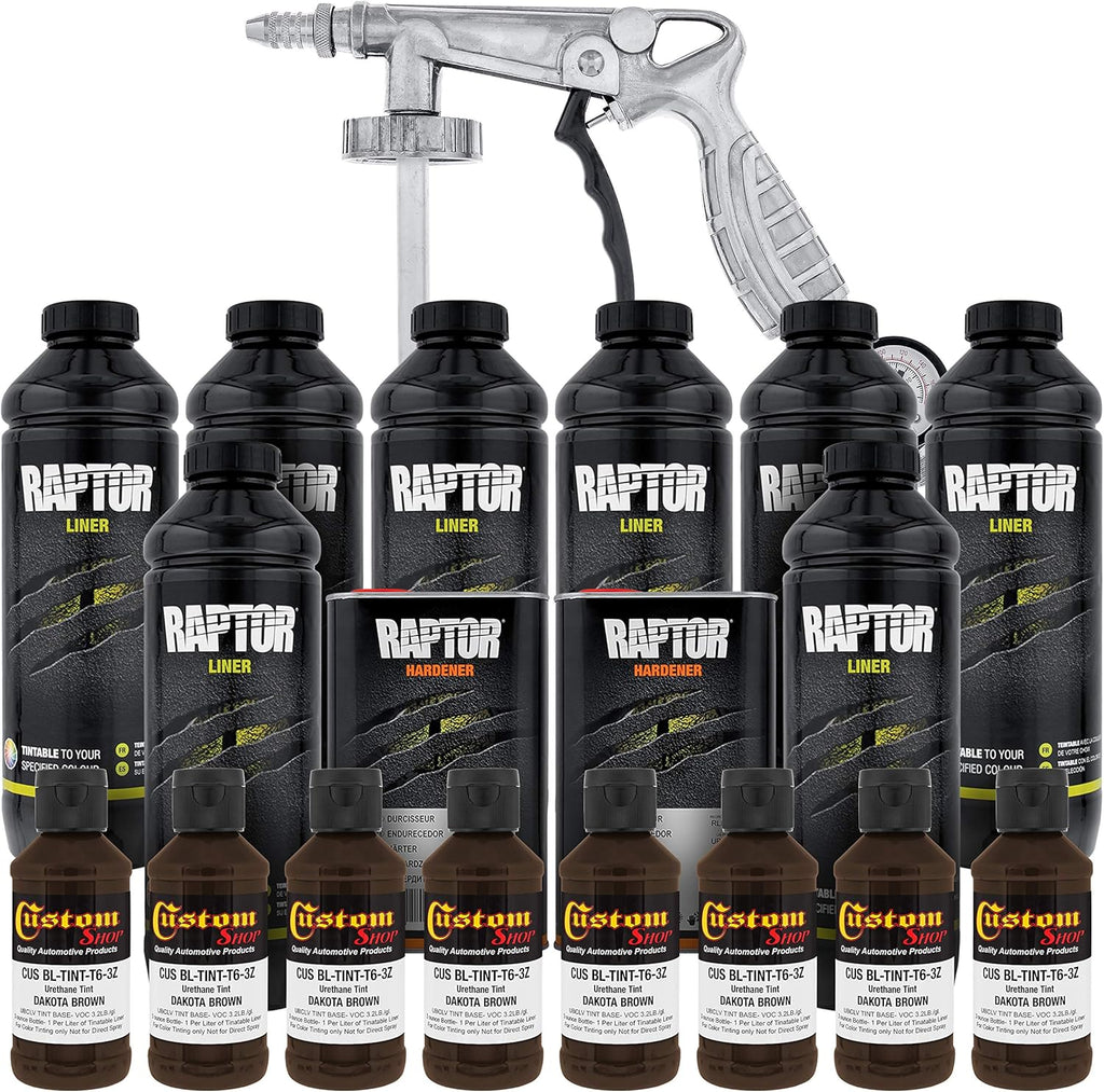 Custo Sho Dakot Brow Urethan Spray-O Truc Be Line Ki an Custo Coa Spra Gu wit Regulator Liters