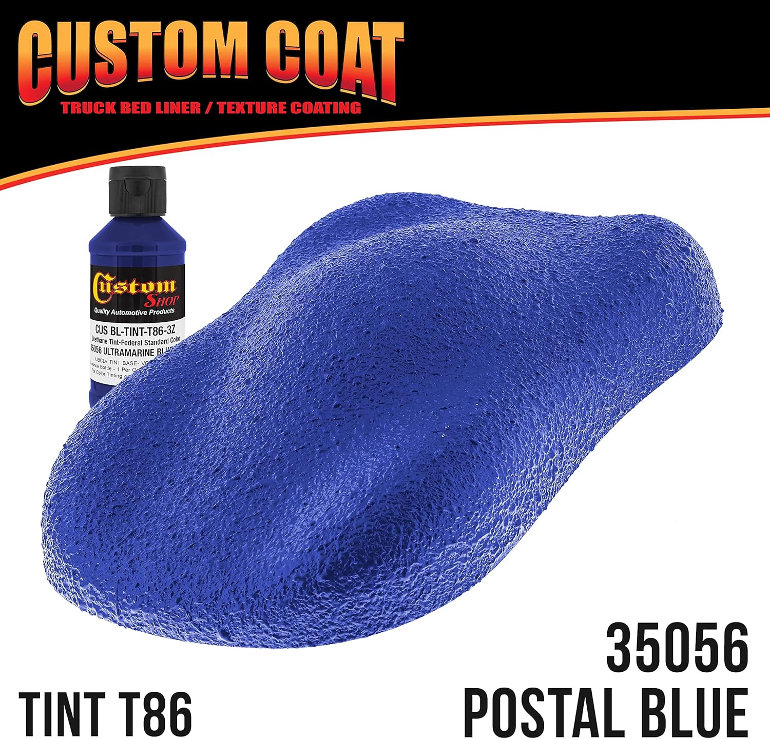Custo Coa Federa Standar Colo 3505 Ultramarin Blu T8 Urethan Roll-On Brush-O o Spray-O Truc Be Liner Gallo Ki wit Rolle Applicato Ki Texture Ca Aut Protectiv Coating