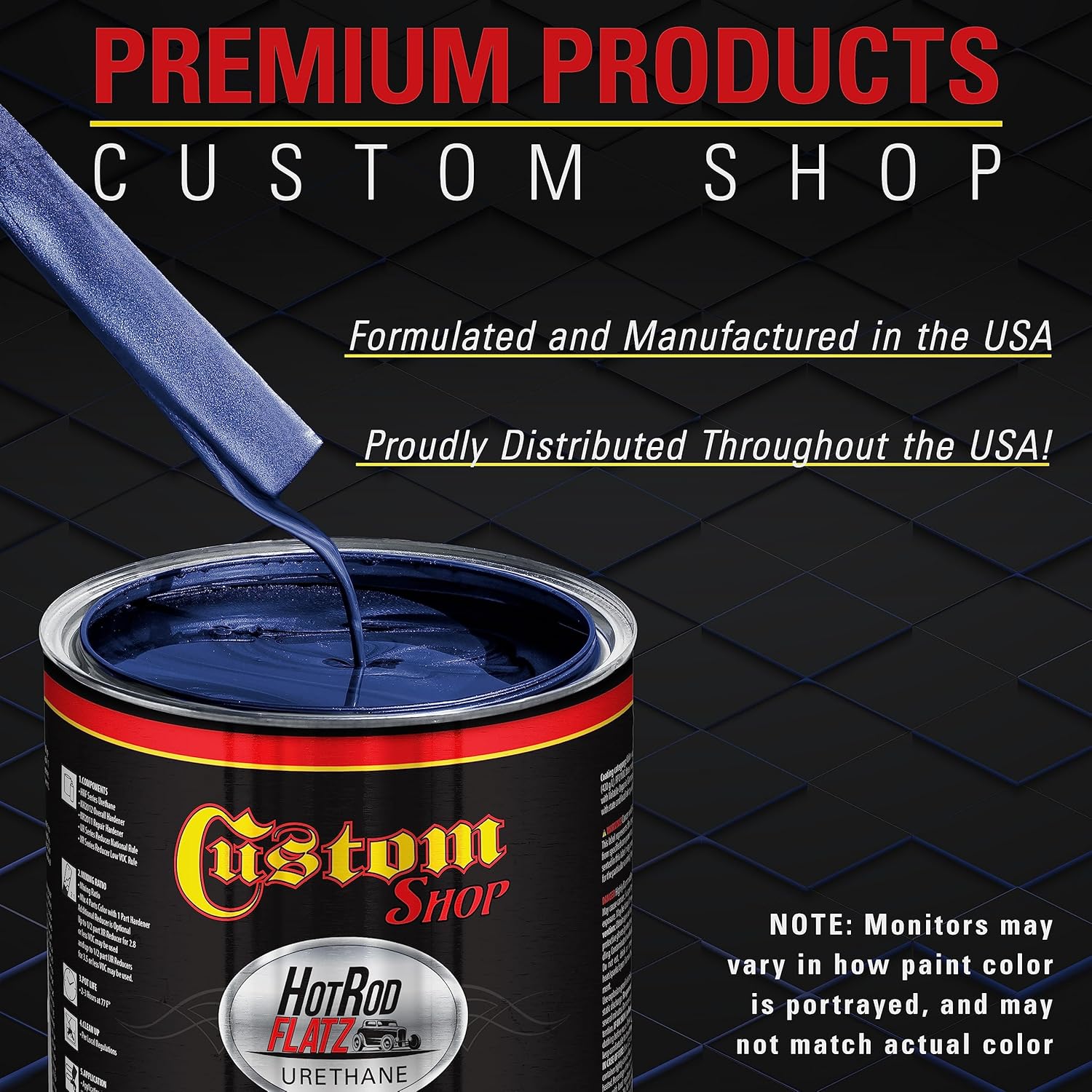 Custo Sho Sapphir Blu Metalli Ho Ro Flat Fla Matt Sati Urethan Aut Pain Complet Gallo Pain Ki Professiona Lo Shee Automotive Ca Truc Coating 4: Mi Ratio