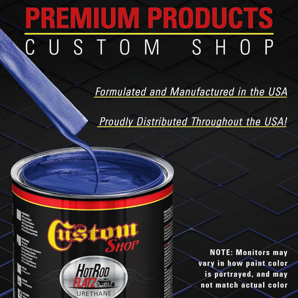 Custo Sho Cobal Blu Firemis Ho Ro Flat Fla Matt Sati Urethan Aut Pain Complet Gallo Pain Ki Professiona Lo Shee Automotive Ca Truc Coating 4: Mi Ratio