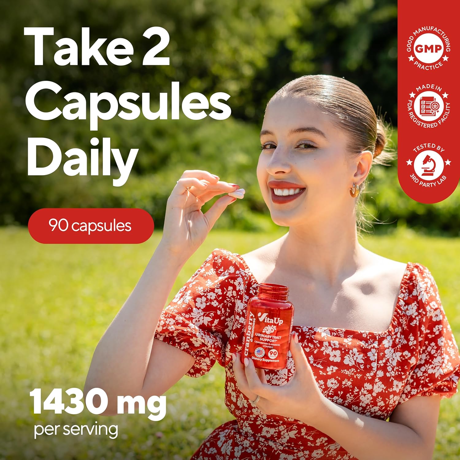 mannos wit Cranberr an Vitami  US Mad D-mannos 1000m Capsule Cranberr Pill fo Urinar Trac Bladder Immun Suppor 9 Count