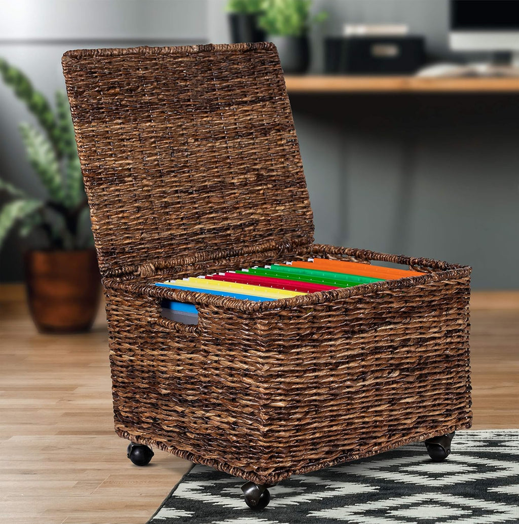BirdRoc Hom Seagras Rollin Fil Cabinet