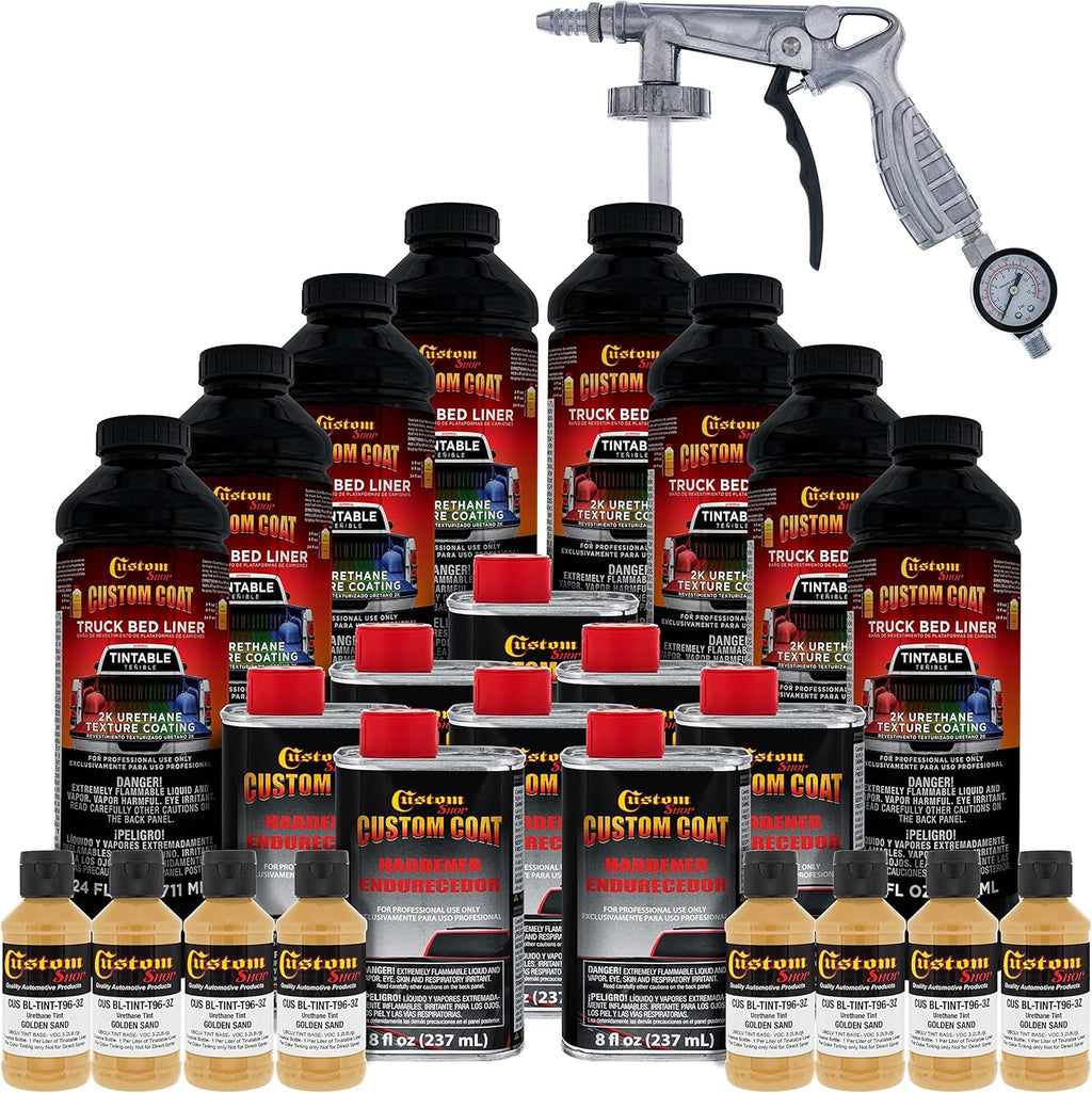 Custo Coa Federa Standar Colo 3026 Golde San T9 Urethan Spray-O Truc Be Liner Gallo Ki wit Spra Gu an Regulato Durabl Texture Protectiv Coatin Eas Mi Ca Auto
