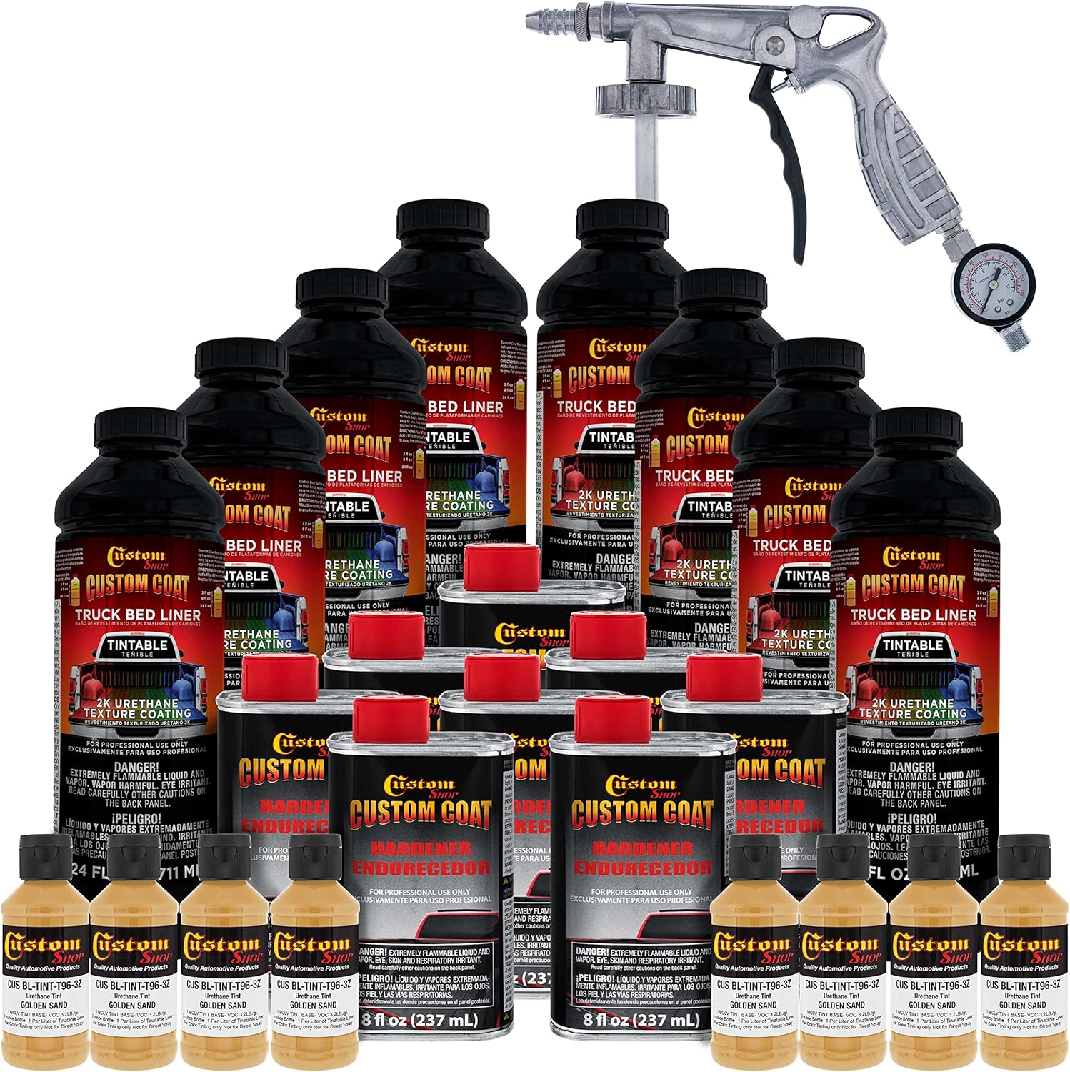 Custo Coa Federa Standar Colo 3026 Golde San T9 Urethan Spray-O Truc Be Liner Gallo Ki wit Spra Gu an Regulato Durabl Texture Protectiv Coatin Eas Mi Ca Auto