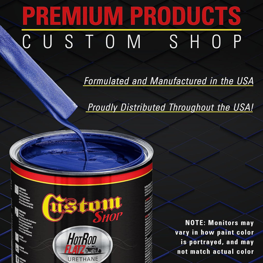 Custo Sho Dayton Blu Metalli Ho Ro Flat Fla Matt Sati Urethan Aut Pain Complet Gallo Pain Ki Professiona Lo Shee Automotive Ca Truc Coating 4: Mi Ratio