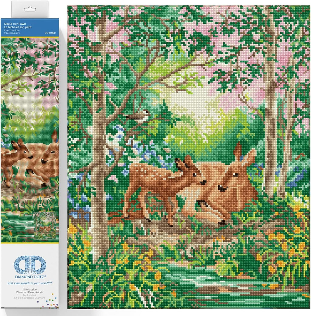 DIAMON DOT Do He Faw Natur Diamon Paintin Kit fo Adult Diamon Ar Kit Relaxin Creativ Craf Ki wit Dot Gem 20inchx16inch
