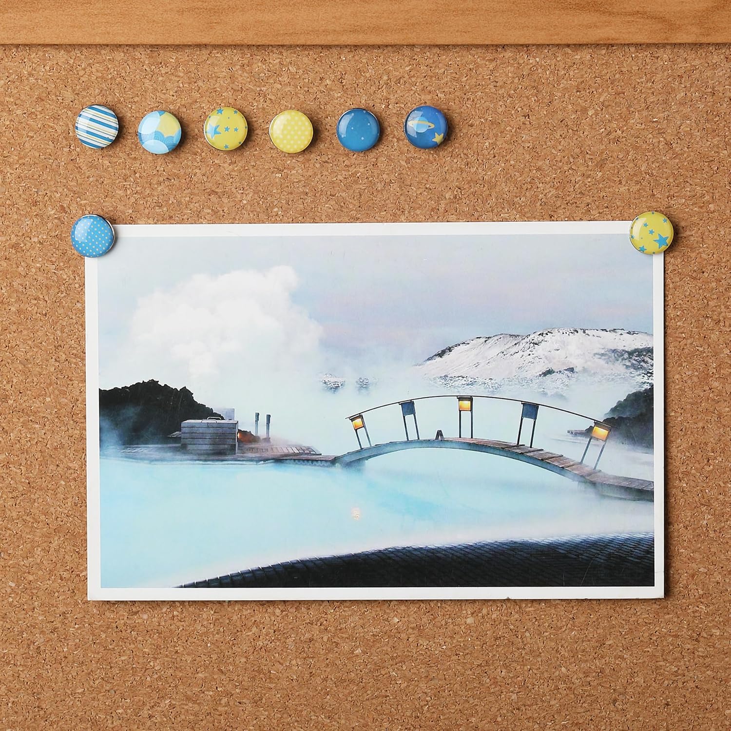 Decorative Push Pins, 80 pcs, 8 Unique Designs(Sky Breeze), Cute Push Pins for Bulletin Board, Cute Thumb Tacks for Cork Board