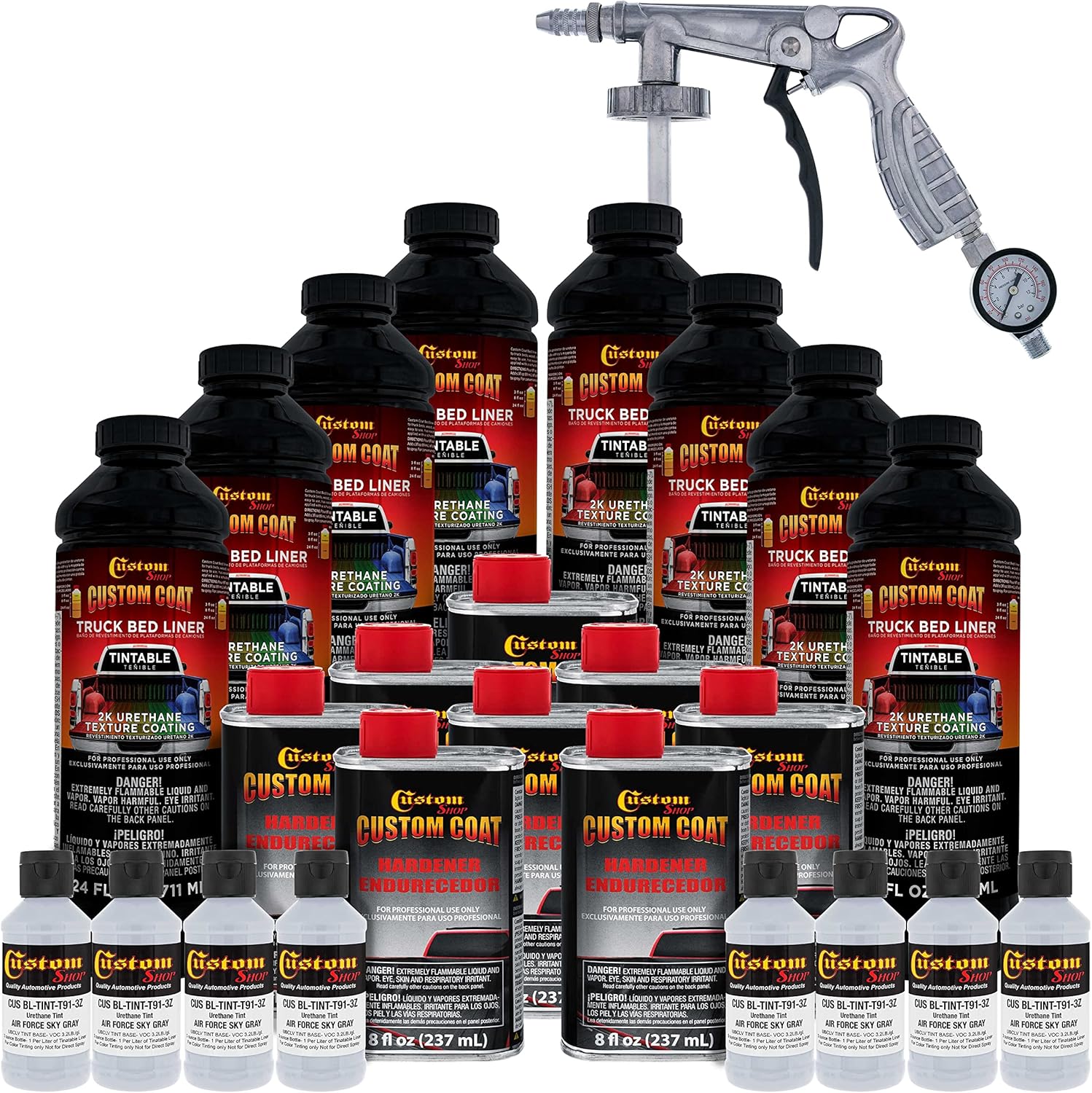 Custo Coa Federa Standar Colo 3647 Ai Forc Gra T9 Urethan Spray-O Truc Be Liner Gallo Ki wit Spra Gu an Regulato Durabl Texture Protectiv Coatin Eas Mi Ca Auto