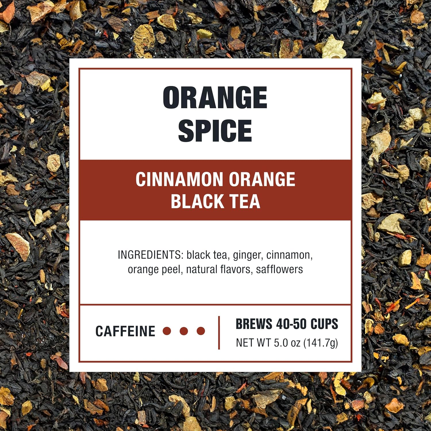 Tiesta Tea - Orange Spice Tea, Loose Leaf, Cinnamon Orange Black Tea, Premium High Caffeine Tea Blend, Make Hot or Iced Up to 50 Cups, 5 oz Refillable Tin