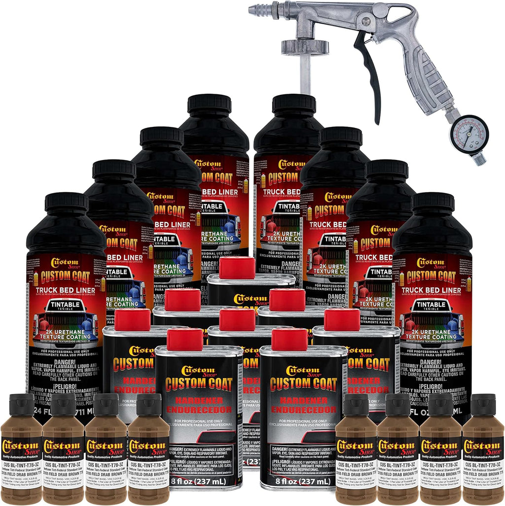 Custo Coa Federa Standar Colo 3310 Fiel Dra Brow T7 Urethan Spray-O Truc Be Liner Gallo Ki wit Spra Gu an Regulato Durabl Texture Protectiv Coatin Eas Mi Ca Auto