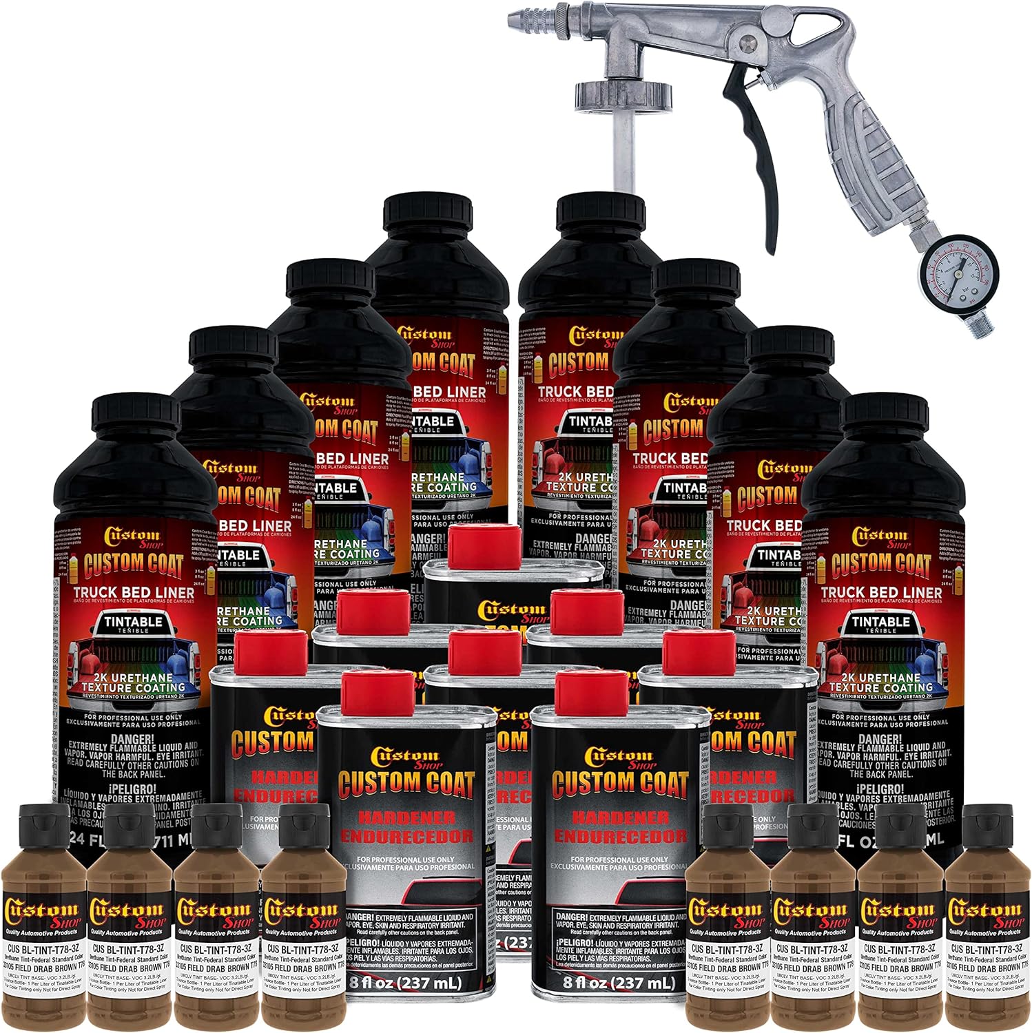 Custo Coa Federa Standar Colo 3310 Fiel Dra Brow T7 Urethan Spray-O Truc Be Liner Gallo Ki wit Spra Gu an Regulato Durabl Texture Protectiv Coatin Eas Mi Ca Auto