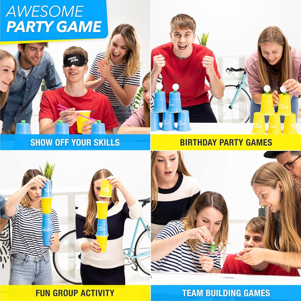 Supe Skill Actio Gam fo Competitiv Peopl Bea You Friend a 12 Challenge Fu Grou Activit fo Famil Nigh o Part wit Kids Teen