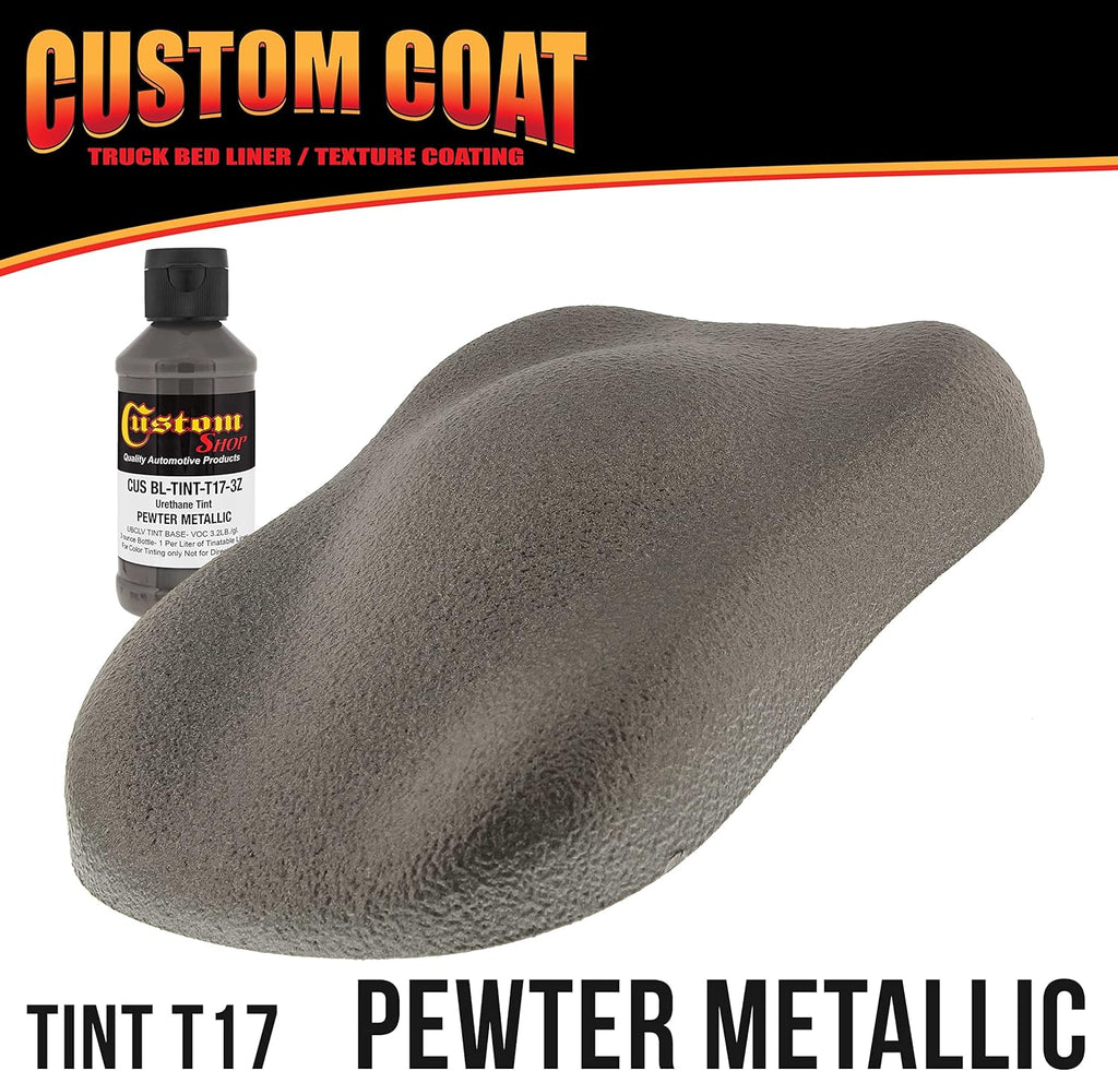 Custo Coa Pewte Metalli Quar Urethan Spray-O Truc Be Line Ki Eas Mixing Jus Shake Shoo Professiona Durabl Texture Protectiv Coating Preven Sto Rus Car Aut Equipment