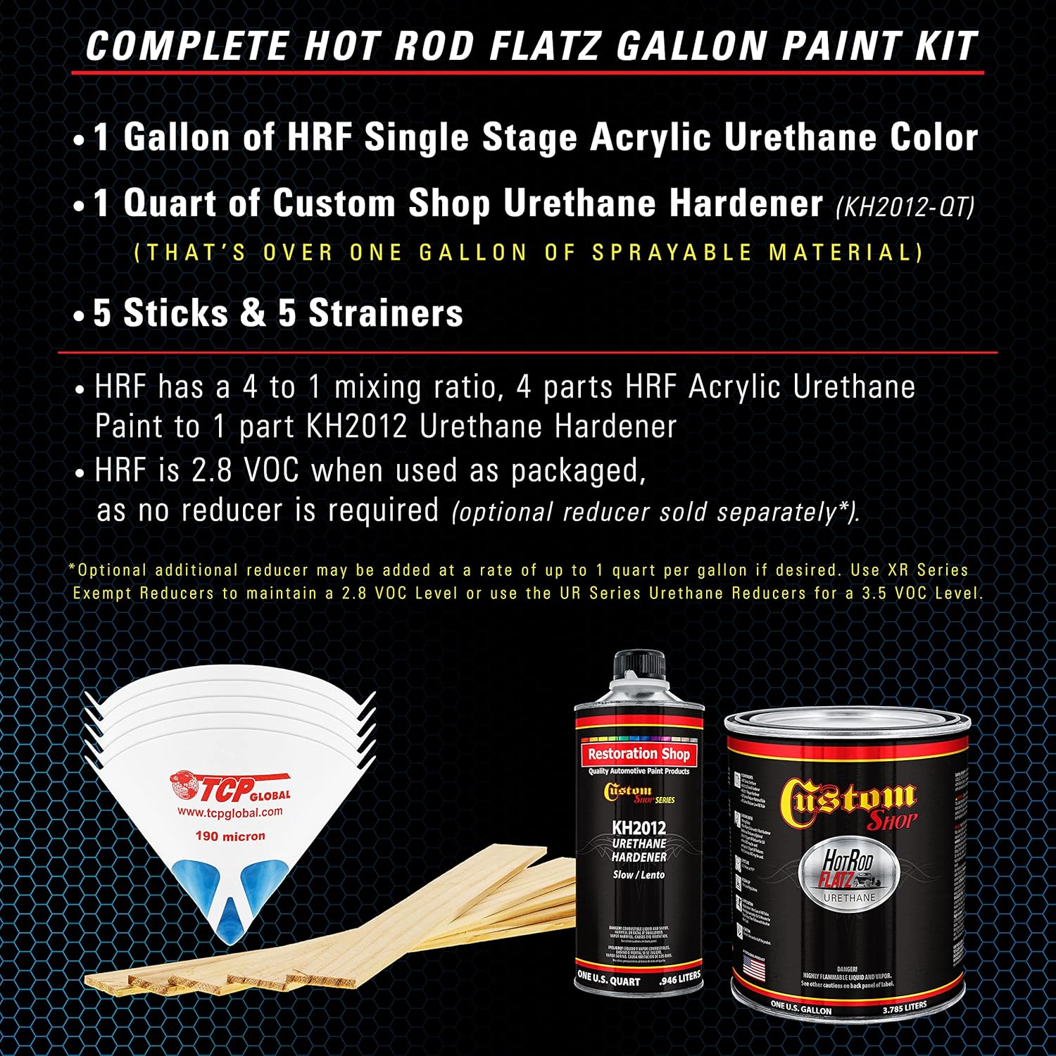 Custo Sho Blu Metalli Ho Ro Flat Fla Matt Sati Urethan Aut Pain Complet Gallo Pain Ki Professiona Lo Shee Automotive Ca Truc Coating 4: Mi Ratio