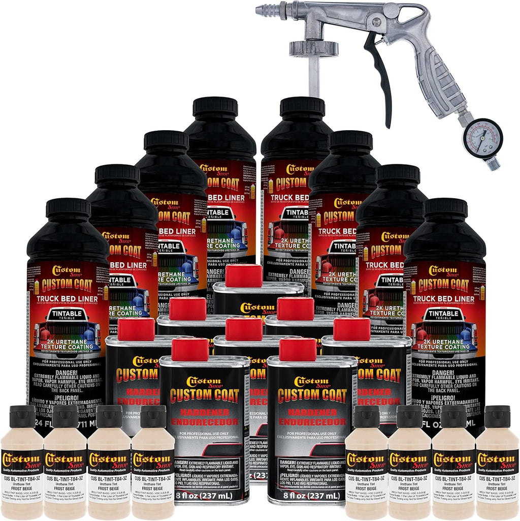 Custo Coa Federa Standar Colo 3652 Fros Beig T8 Urethan Spray-O Truc Be Liner Gallo Ki wit Spra Gu an Regulato Durabl Texture Protectiv Coatin Eas Mi Ca Auto