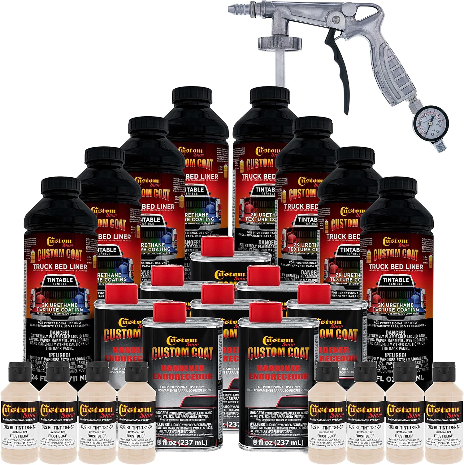 Custo Coa Federa Standar Colo 3652 Fros Beig T8 Urethan Spray-O Truc Be Liner Gallo Ki wit Spra Gu an Regulato Durabl Texture Protectiv Coatin Eas Mi Ca Auto
