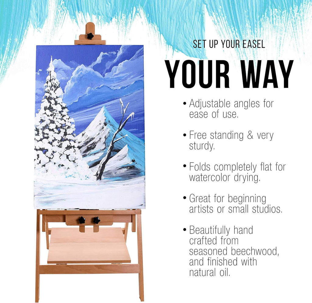 U.S Ar Suppl Larg Adjustabl H-Fram Multi-Purpos Studi Artis Ease 88inc High Hold 59inc Canva Sturd Woode Floo Paintin Holder Displa Stand Designe a Paintin Ease fo Adults
