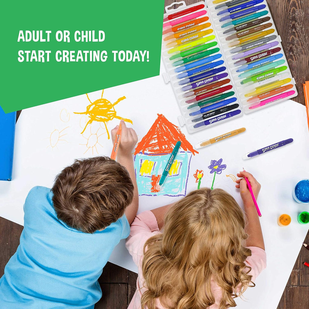U.S Ar Suppl Jumb Twistabl Crayon Se o 3 Color Silk Ge Twistabl Washabl Crayon fo Colorin Books Art Crafts No Toxi Twis U Eas Glid Bright Bendable Blendable