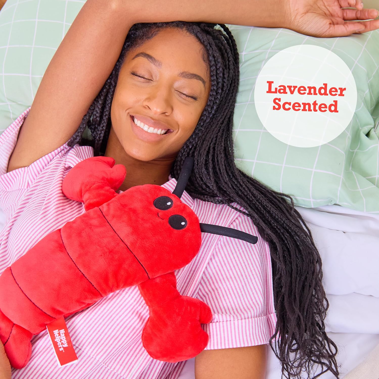 Menstruation Crustacean Lobster by Relatable, Funny Microwavable Heating Pad for Period Cramps, A Thoughtful Holiday Selft Care Gift or Stocking Stuffer for Teens, Women, and Friends
