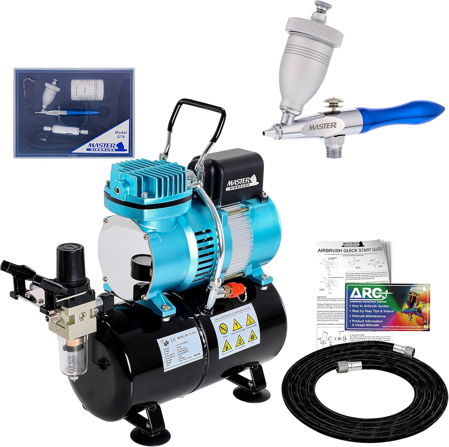 Maste Airbrus Mode G7 Etchin Airbrus Syste wit AirBrush-Depo TC-20 ...