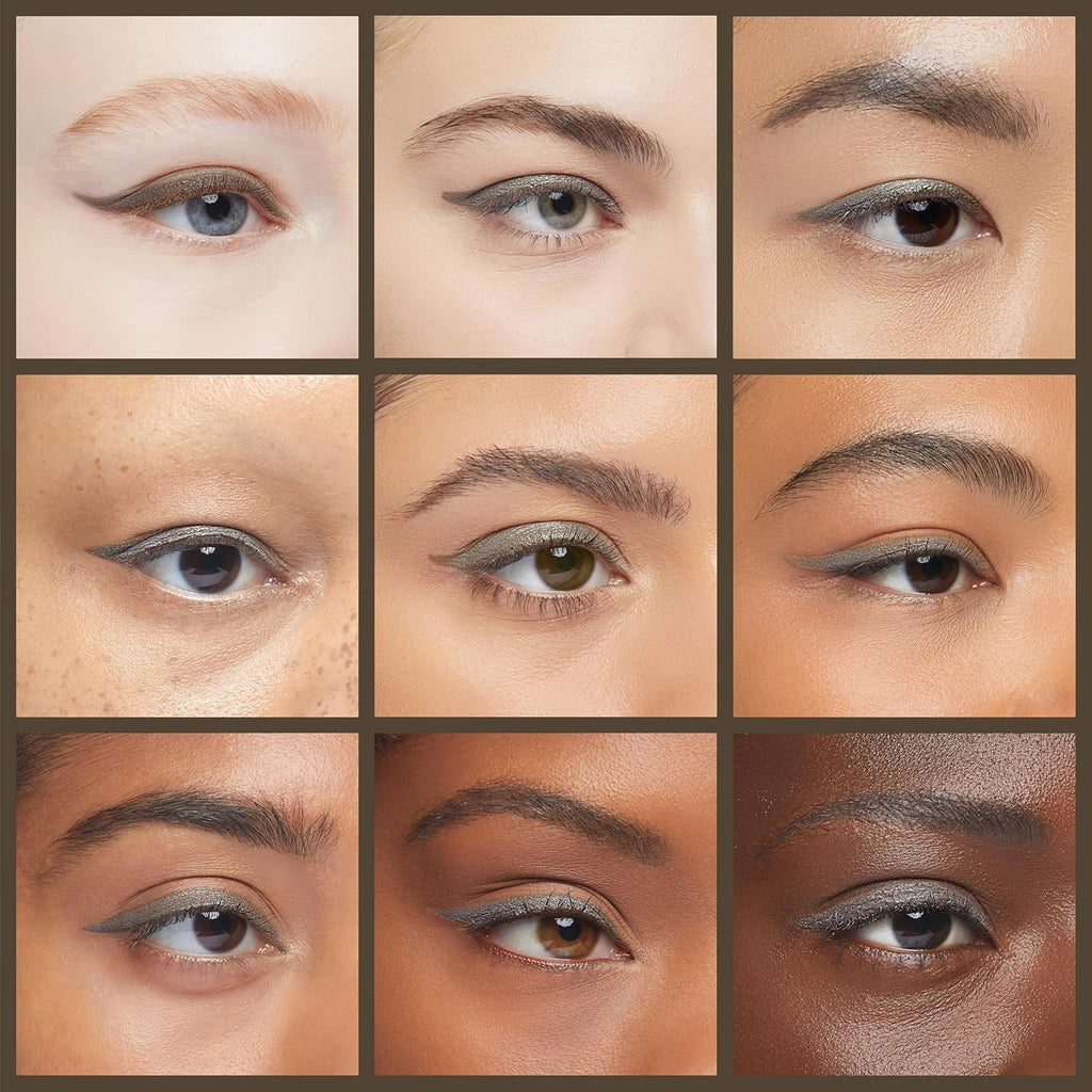 Palladio Wooden Eyeliner Pencil, Thin Pencil Shape, Easy Application, Firm yet Smooth Formula, Perfectly Outlined Eyes, Contour and Line, Long Lasting, Rich Pigment, Taupe