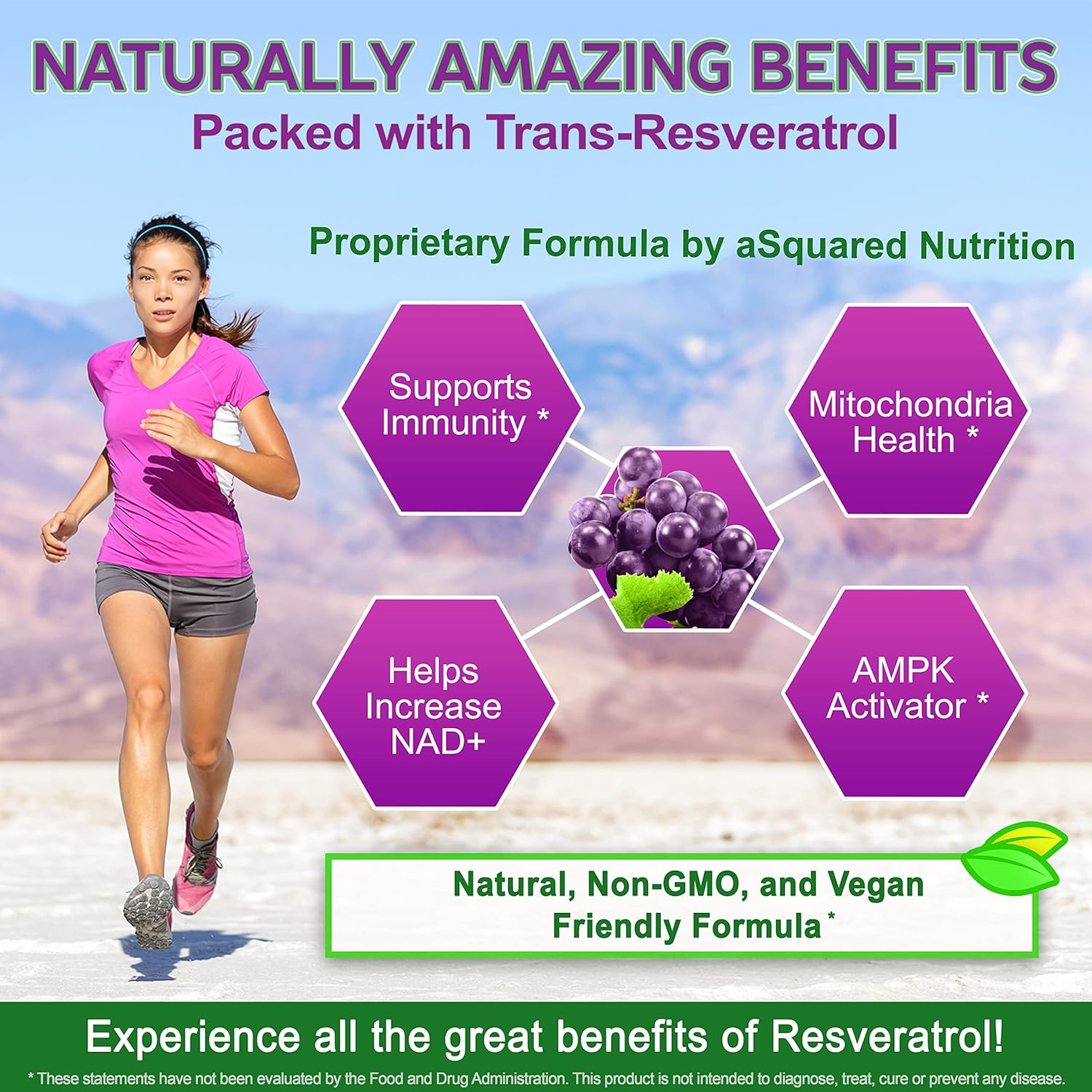 aSquare Nutritio Natura Resveratro wit Re Win Extrac 18 Capsule Tran Resveratro Antioxidan Supplemen Pill fo Pur Hear Healt Extr Strengt Trans-Resveratrol