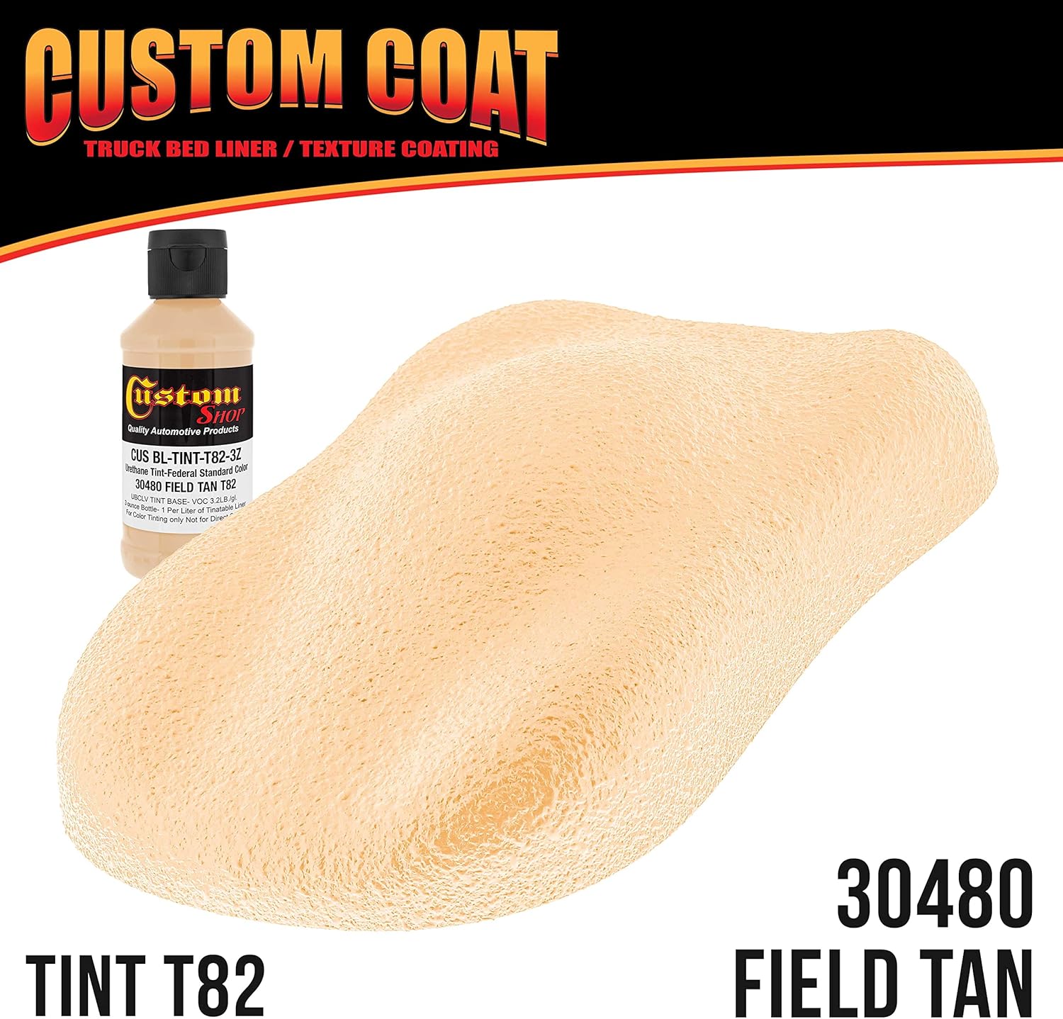 Custo Coa Federa Standar Colo 3048 Fiel Ta T8 Urethan Roll-On Brush-O o Spray-O Truc Be Liner Gallo Ki wit Rolle Applicato Ki Texture Ca Aut Protectiv Coating