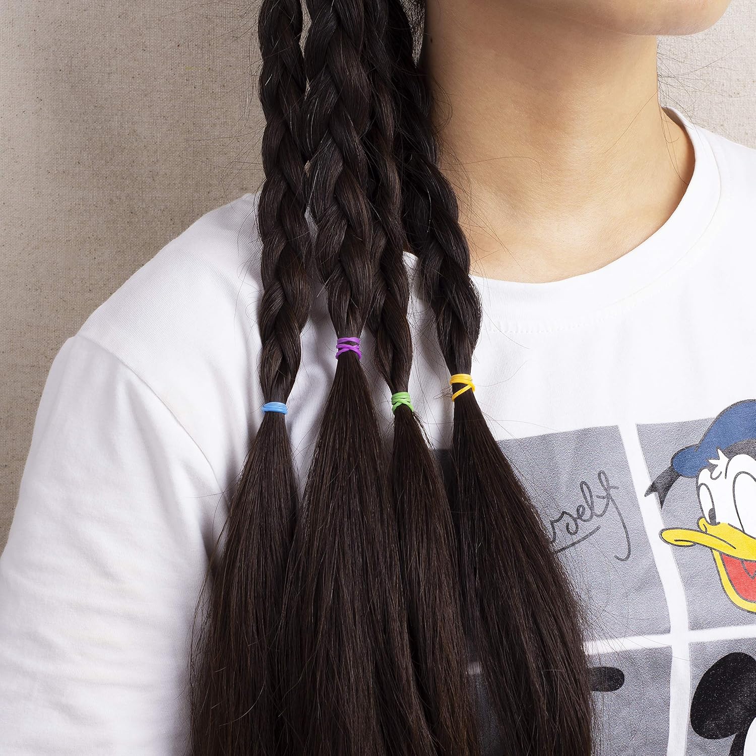 Assorte Colorfu Hai Rubbe Bands 240 Pack Elasti Min Tie fo Hai an Bab Girls
