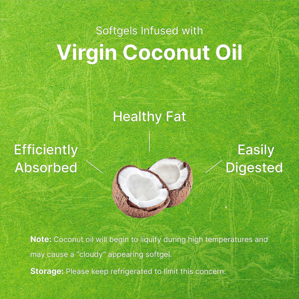 DEA SUPPLEMEN Vitami D 10,00 I K MK 200mc Softgels 25 Coun 2-in- Comple wit Virgi Coconu Oi Support Heart Bone Teet Immun Health Eas t Swallow